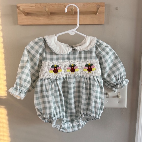 Other - 0/3m thanksgiving bubble romper